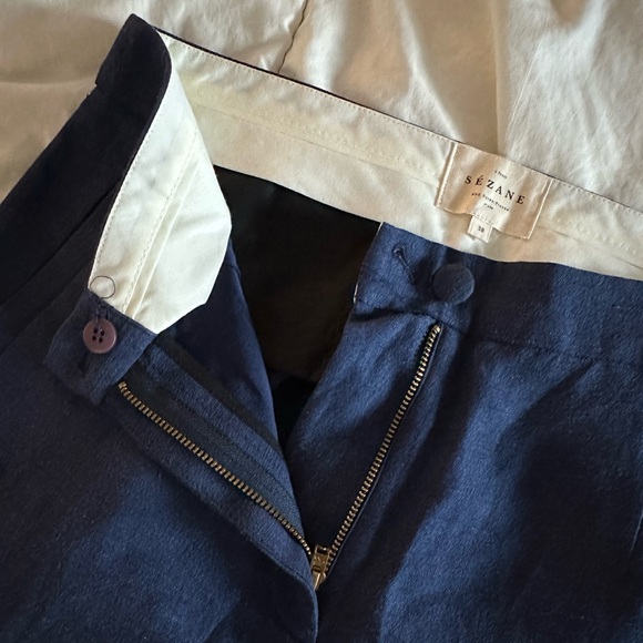 Sezane blue trousers EU 38 / US 6 - Picture 3 of 9